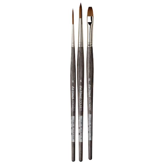 da Vinci COLINEO Red Sable Watercolor & Acrylic Synthetic Brush Set